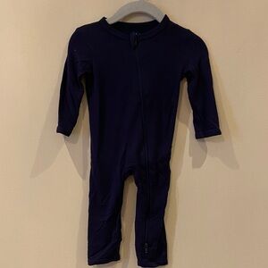 Kyte BABY Navy Blue Romper